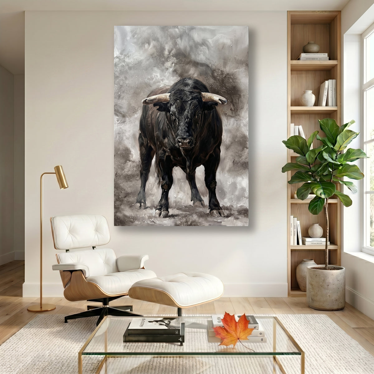Painting Black Bull