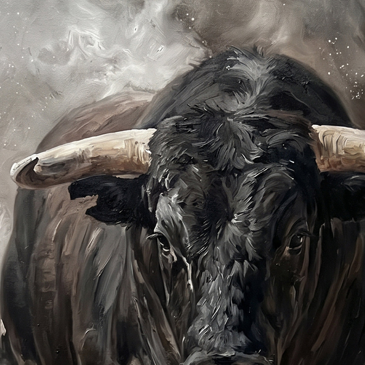Painting Black Bull