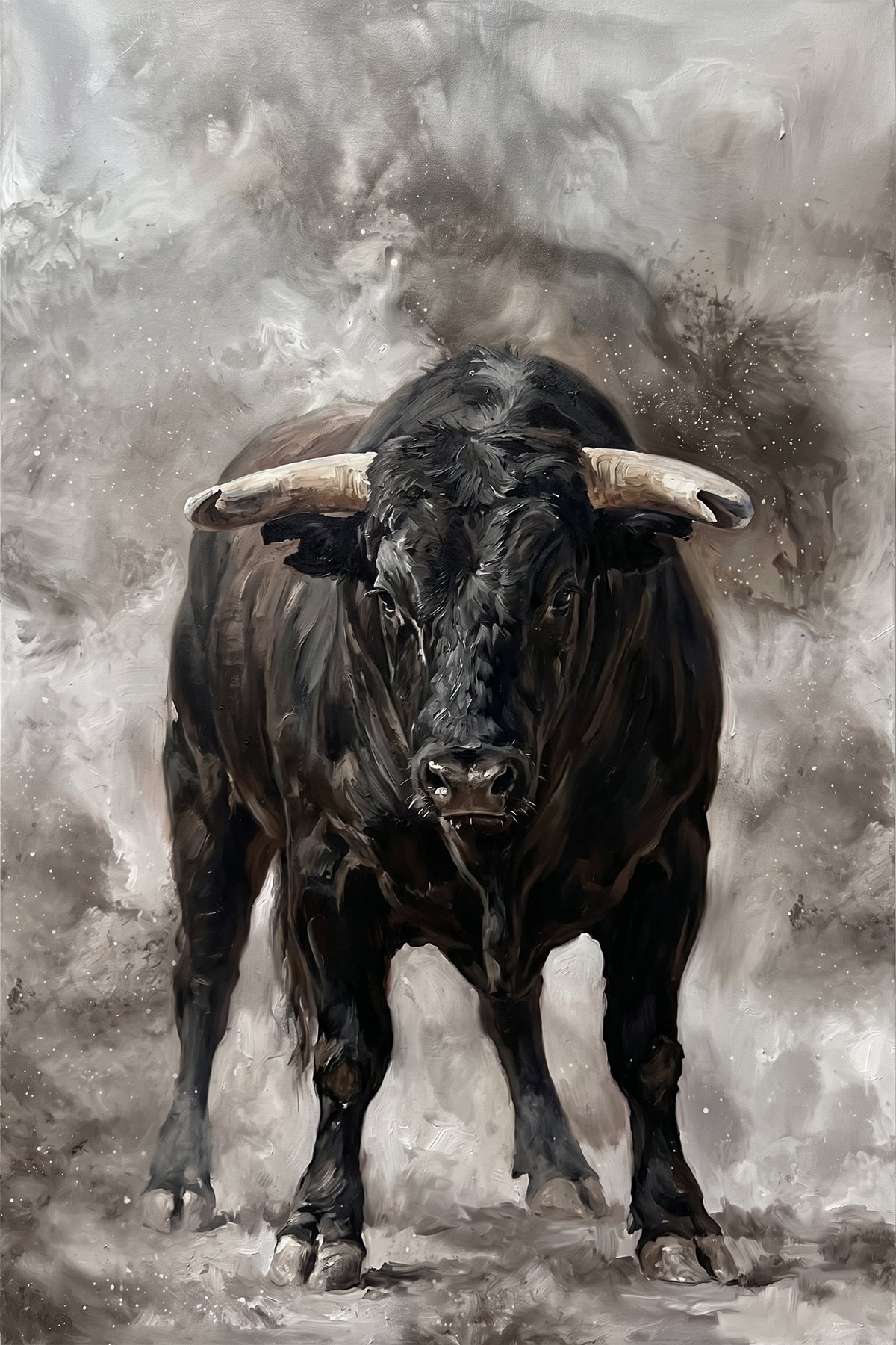 Painting Black Bull