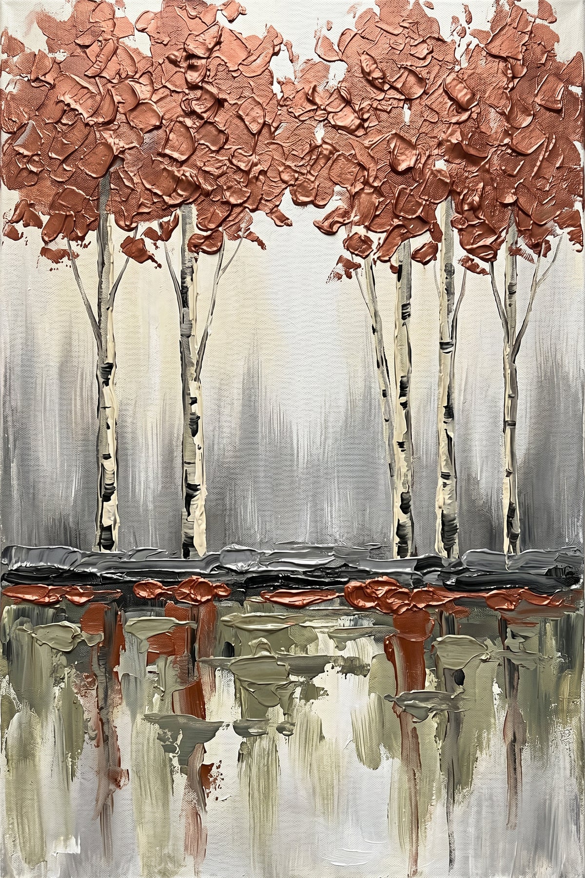 Painting Copper Grove Reflections