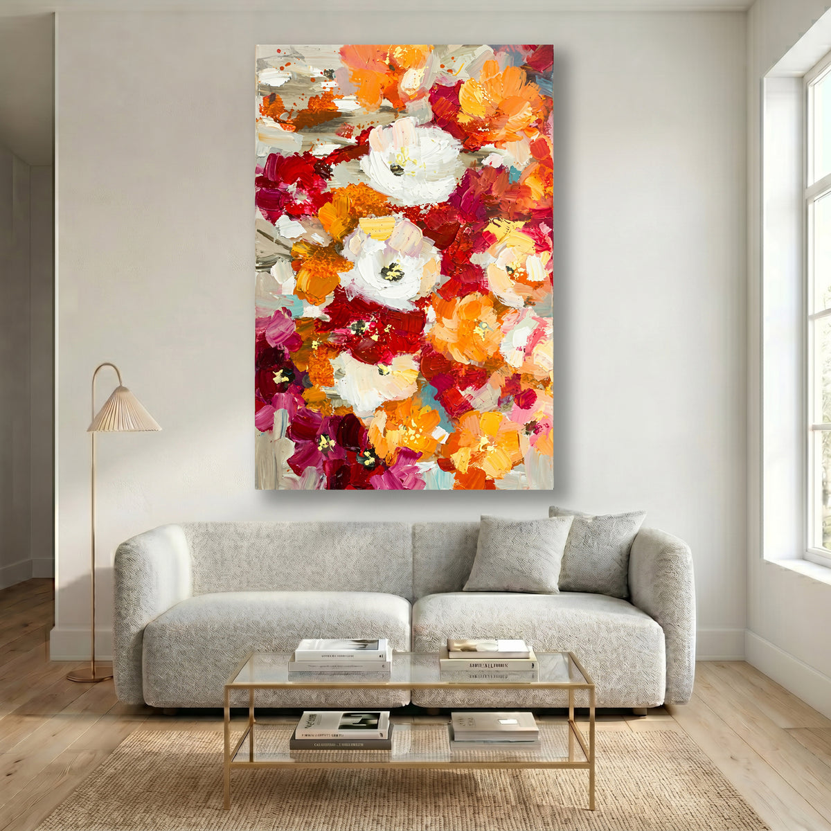 Painting Luminous Floral Canopy
