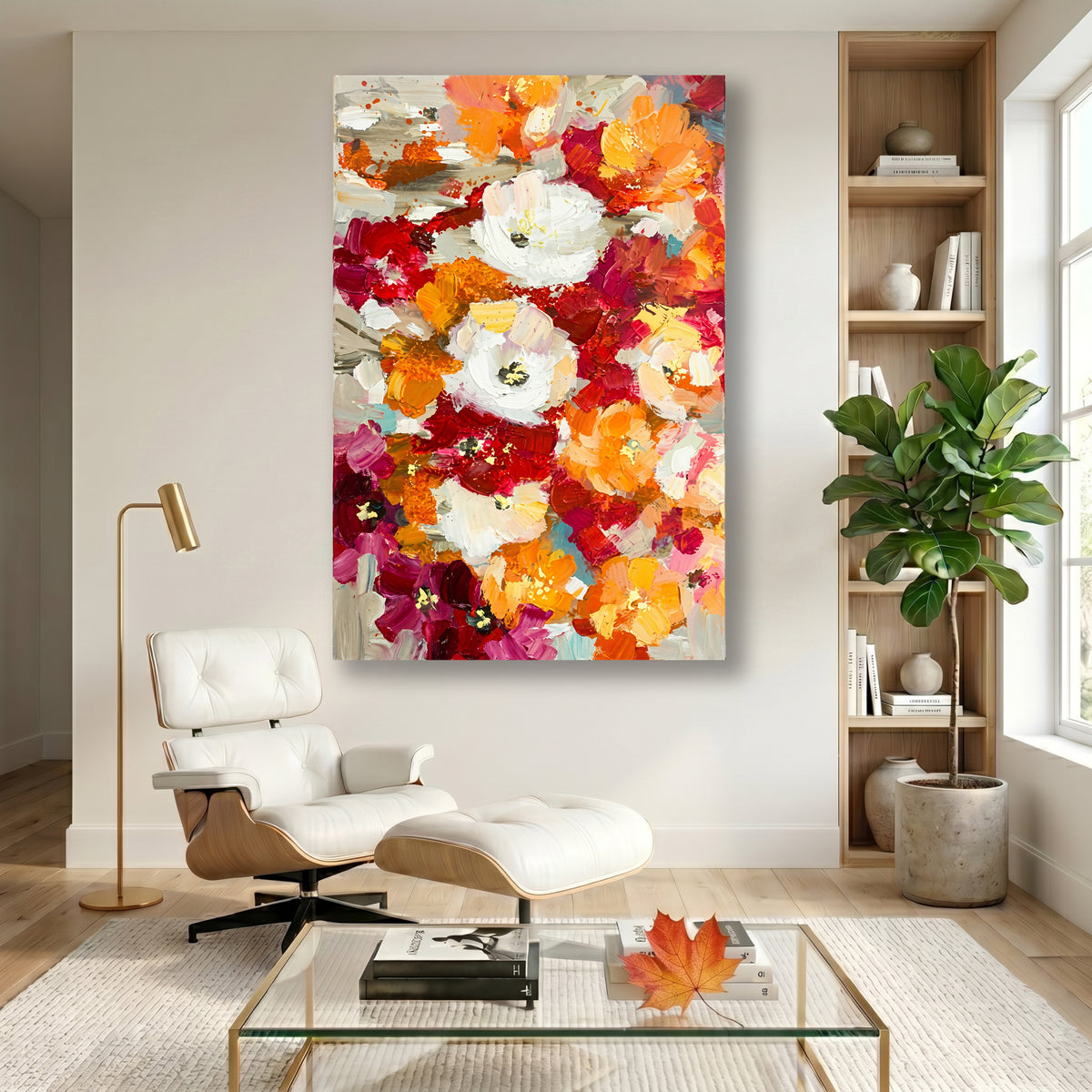 Painting Luminous Floral Canopy