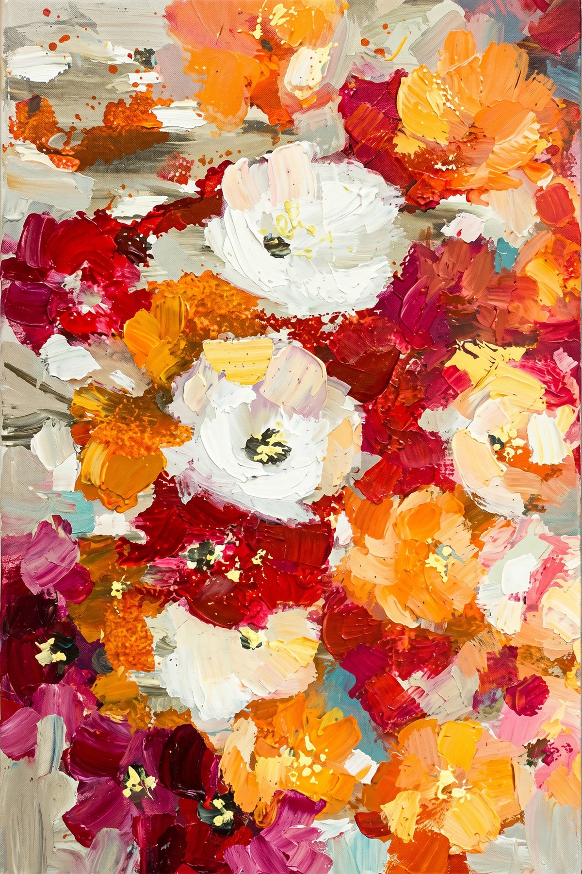 Painting Luminous Floral Canopy
