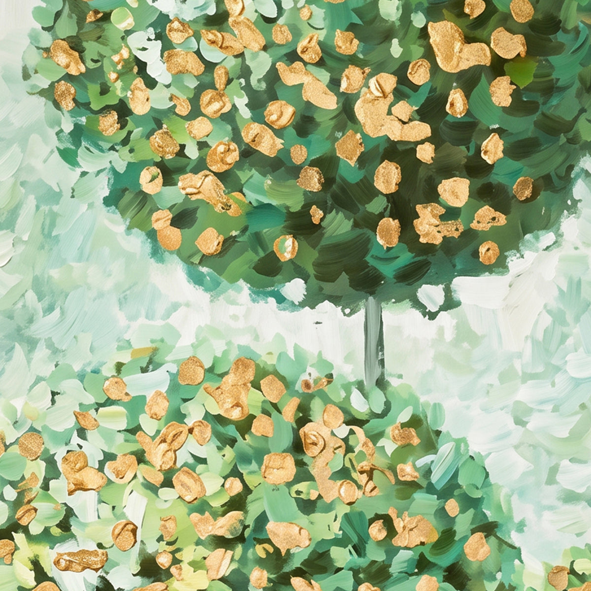 Painting Gilded Canopy