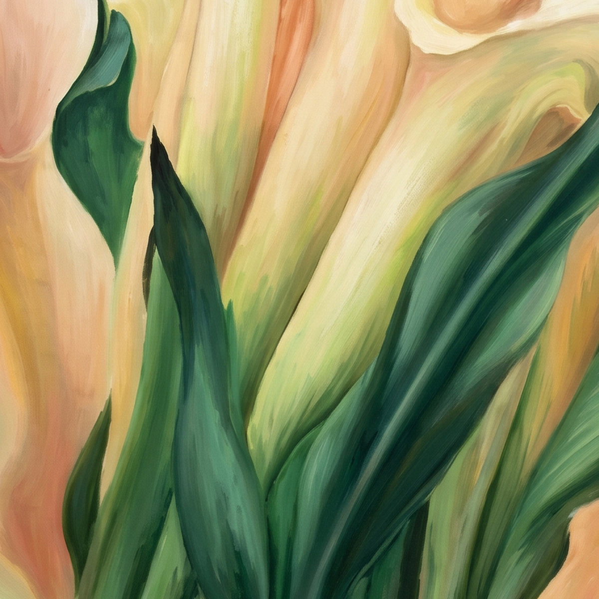 Painting Soft Calla Lilies