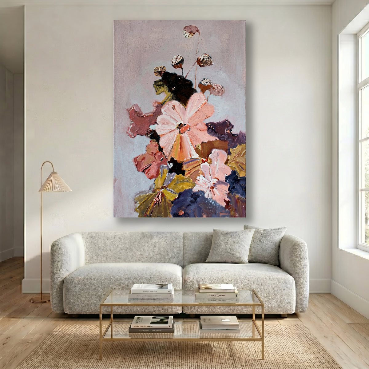 Painting Chromatic Floral Resonance