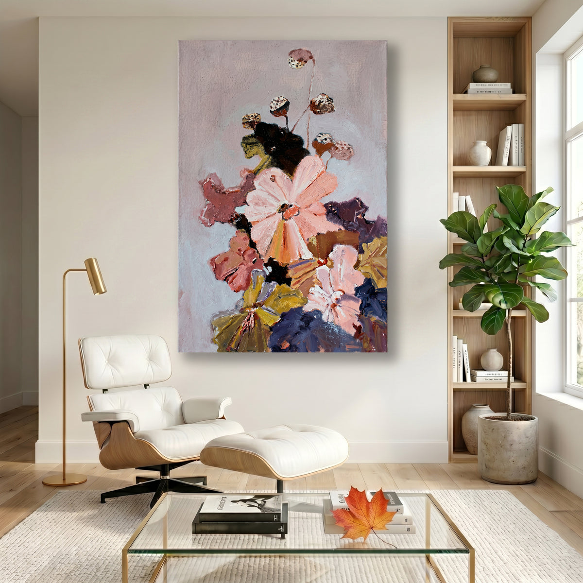 Painting Chromatic Floral Resonance