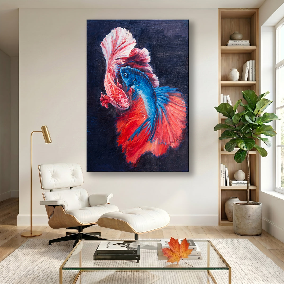 Painting Two Betta Fish