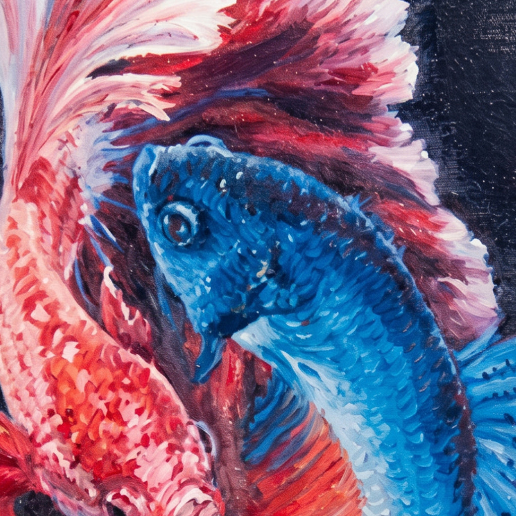 Painting Two Betta Fish