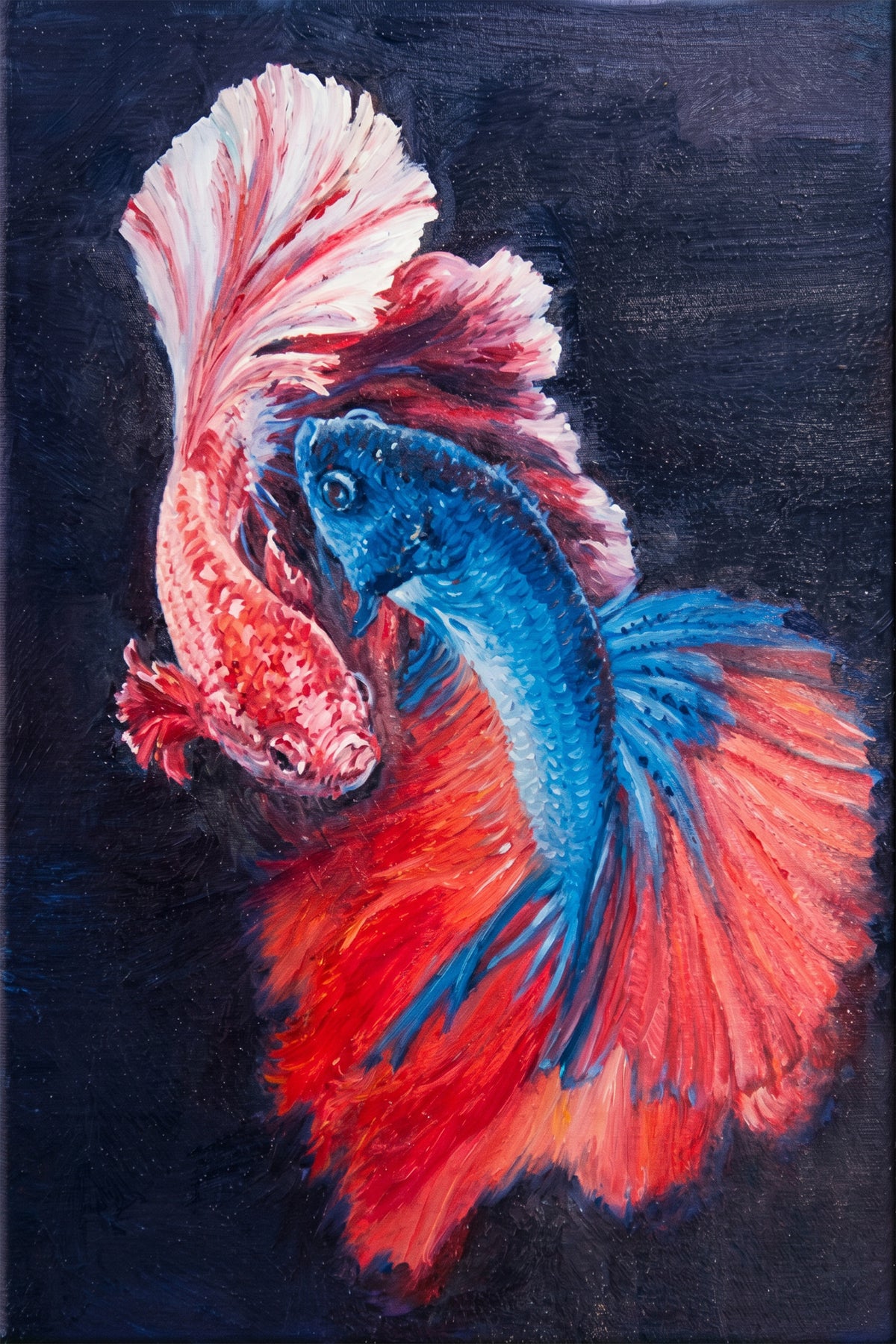 Painting Two Betta Fish