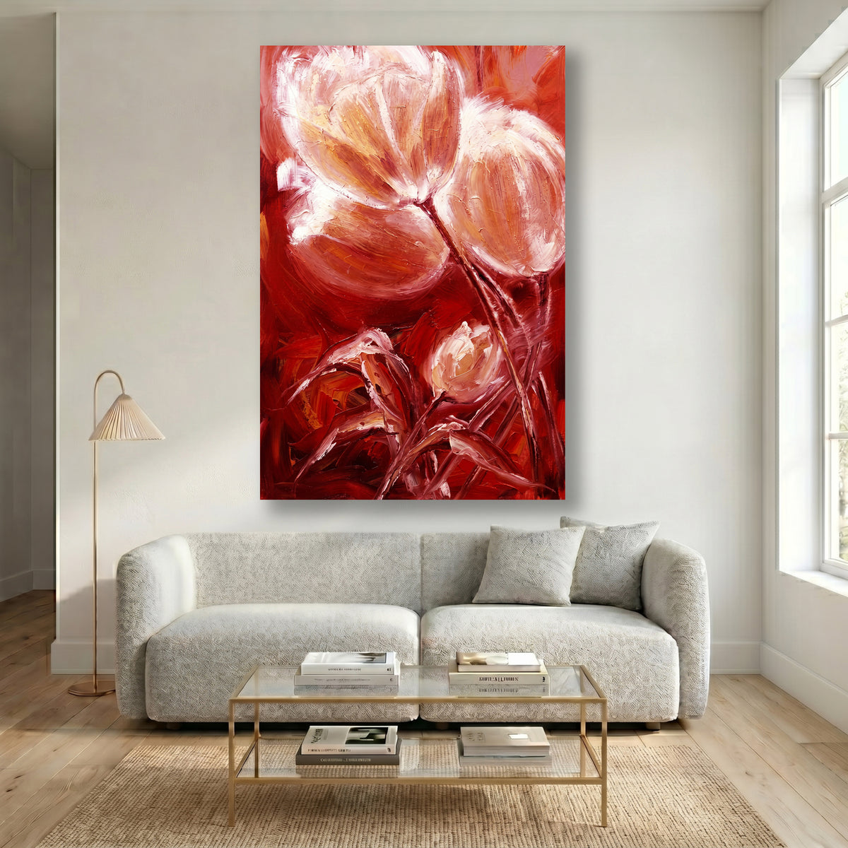 Painting Crimson Resonance