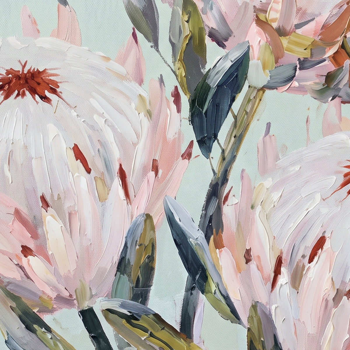 Painting Luminous Botanical Resonance