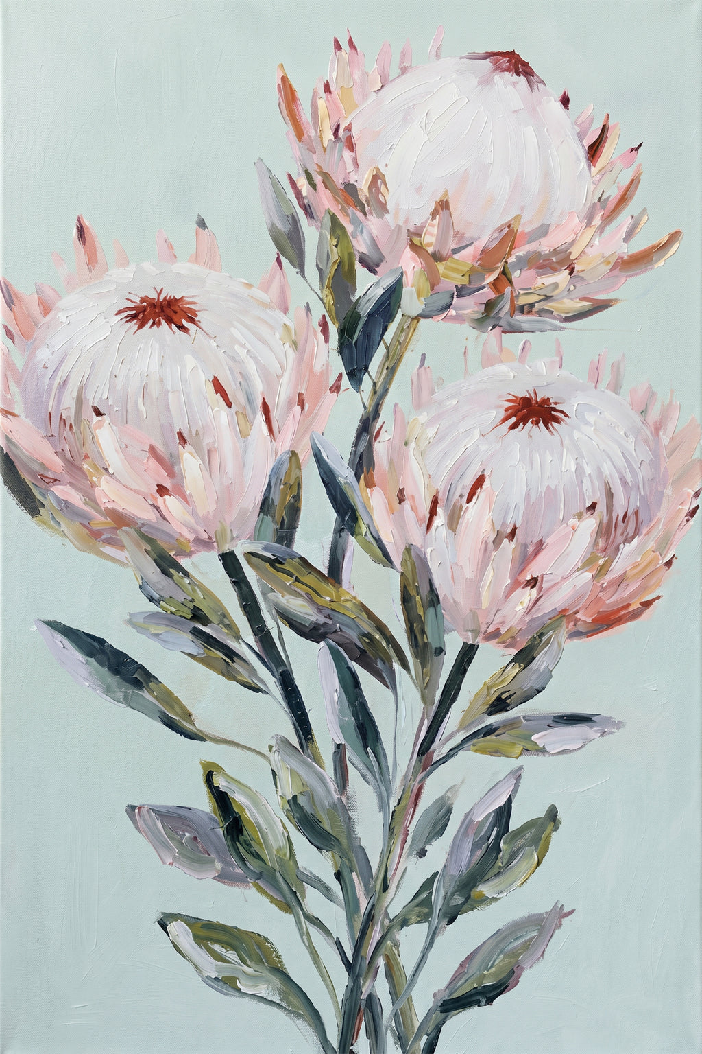 Painting Luminous Botanical Resonance