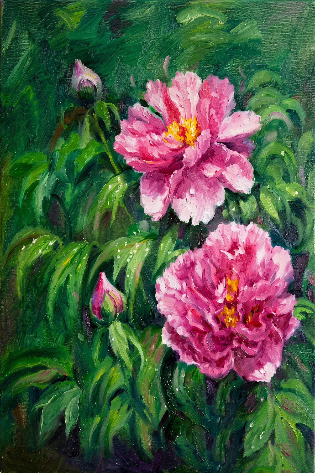 Painting Radiant Botanical Cadence