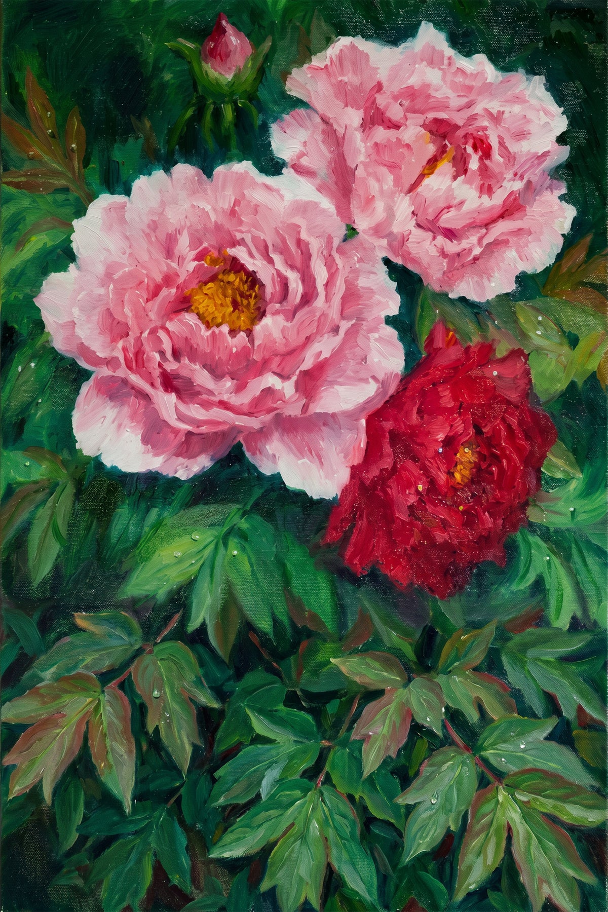 Painting Luminous Botanical Cadence