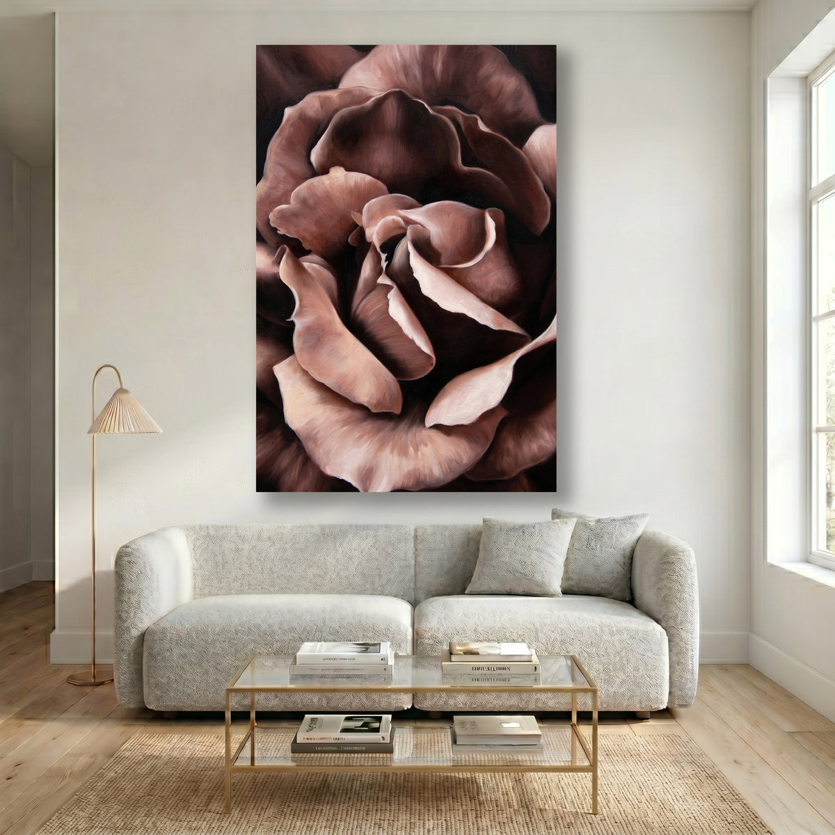 Painting Macro Moody Rose