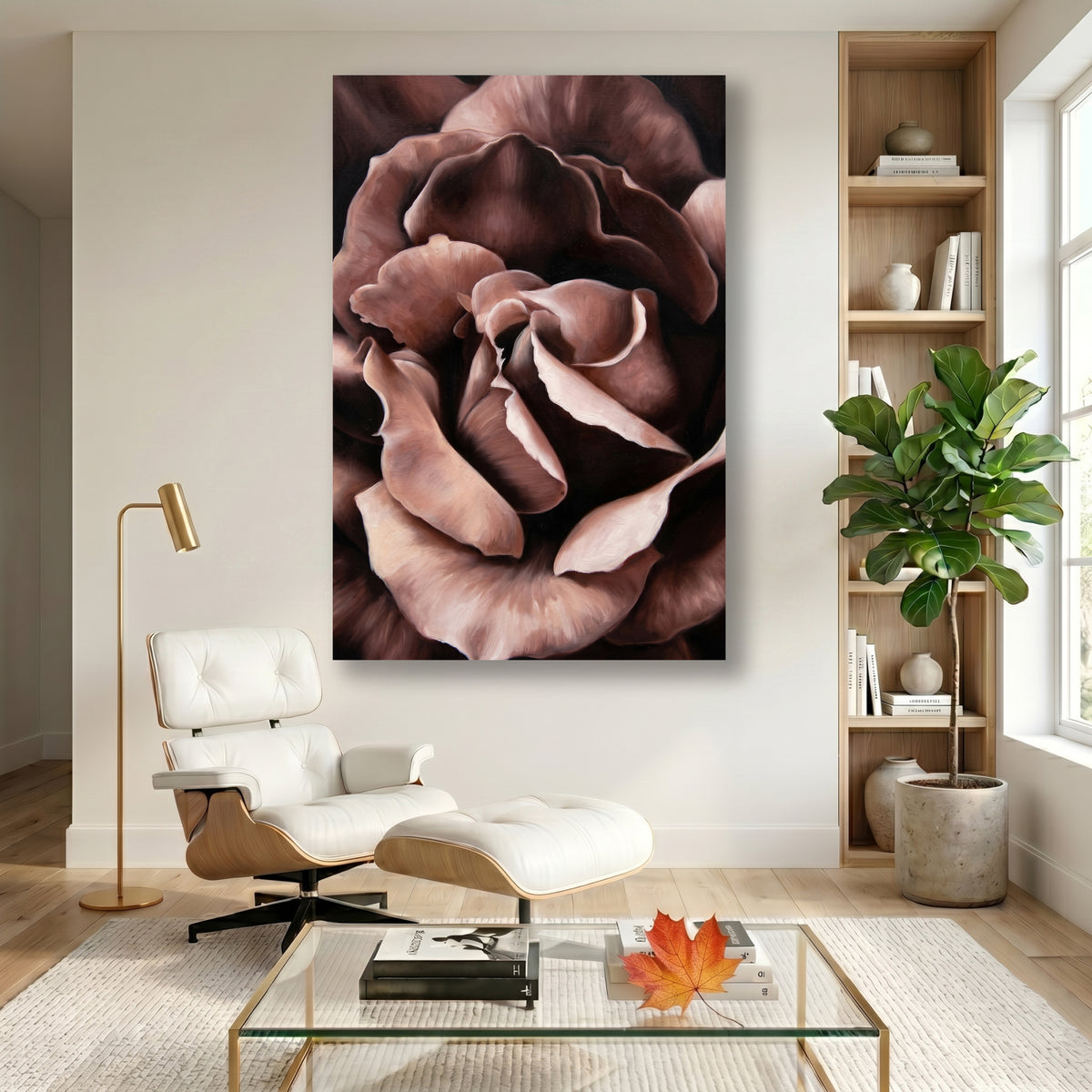 Painting Macro Moody Rose