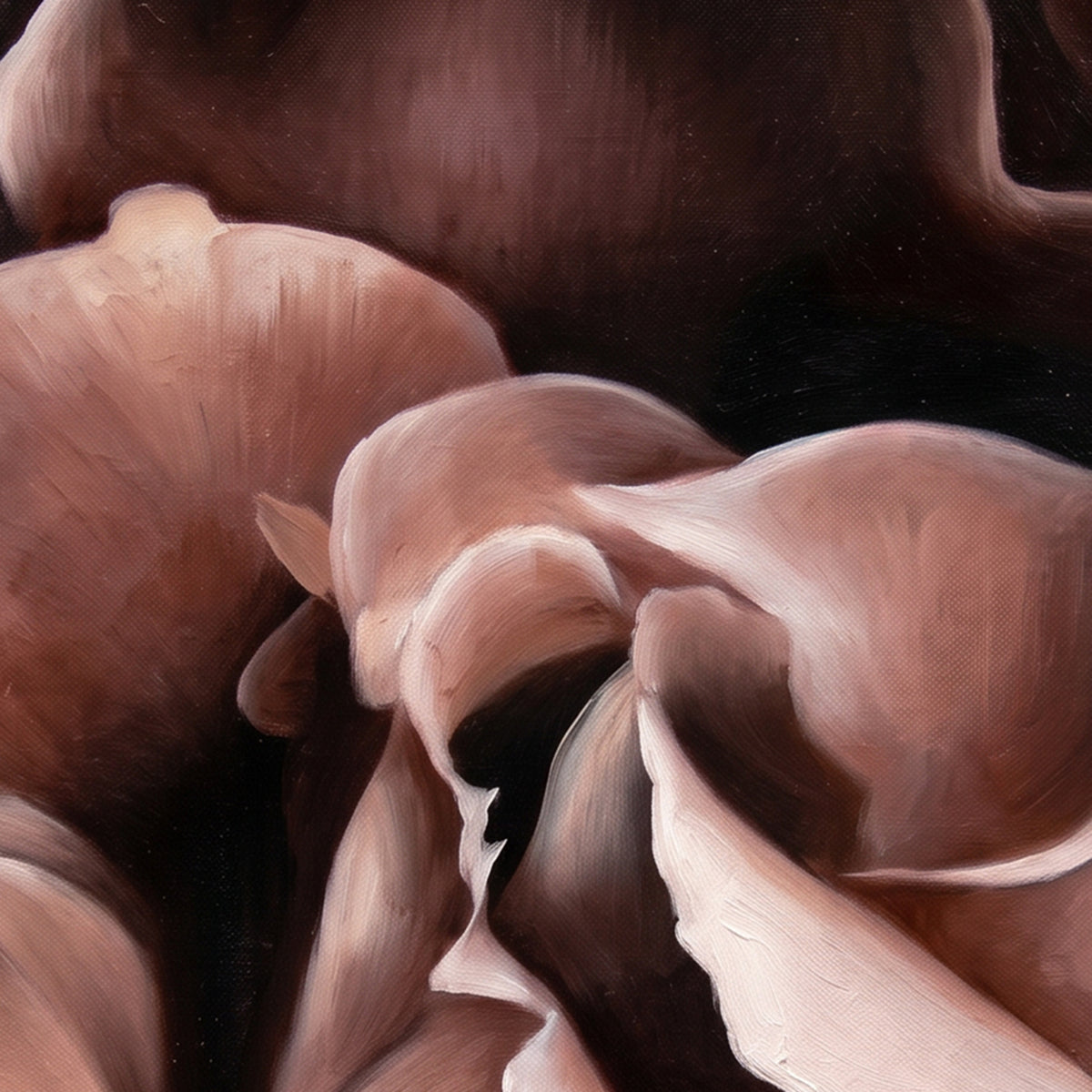 Painting Macro Moody Rose