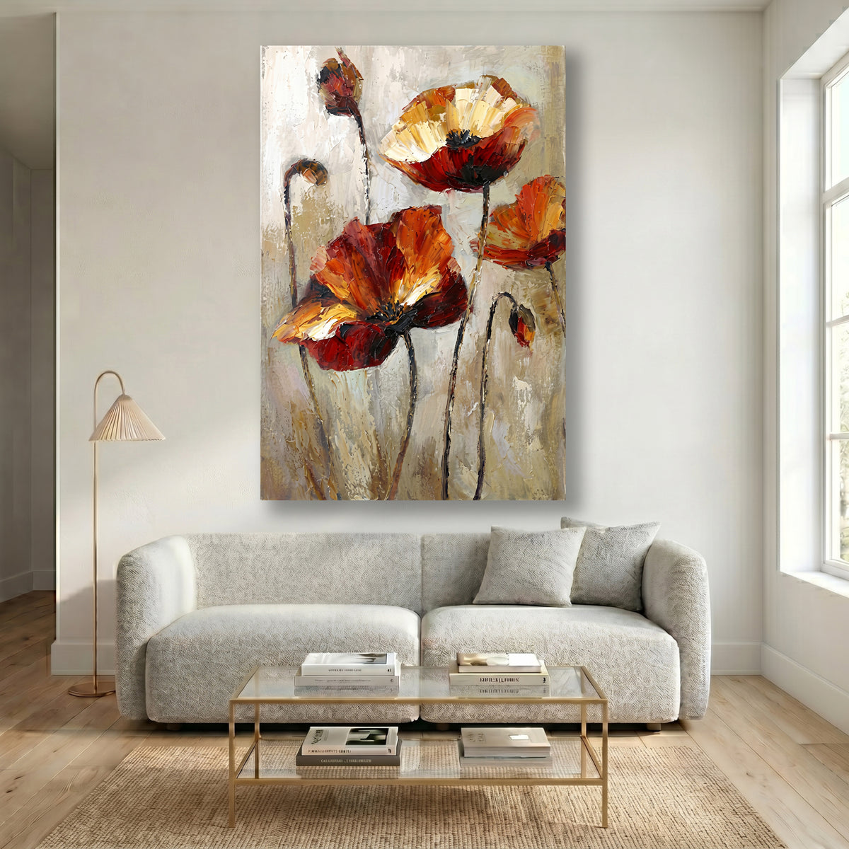 Painting Crimson Resonance