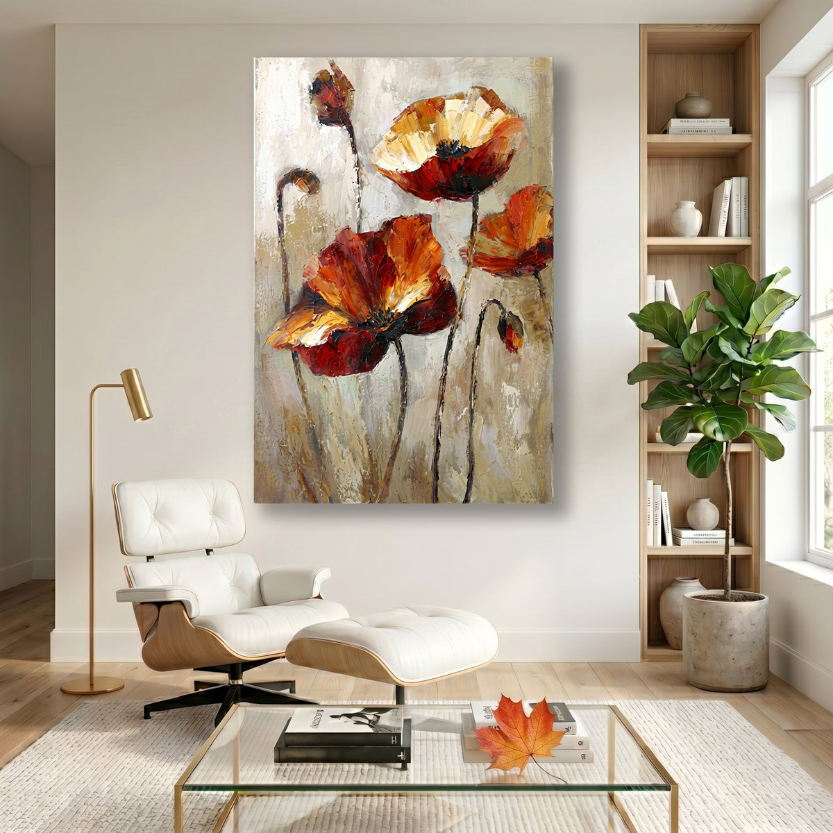 Painting Crimson Resonance