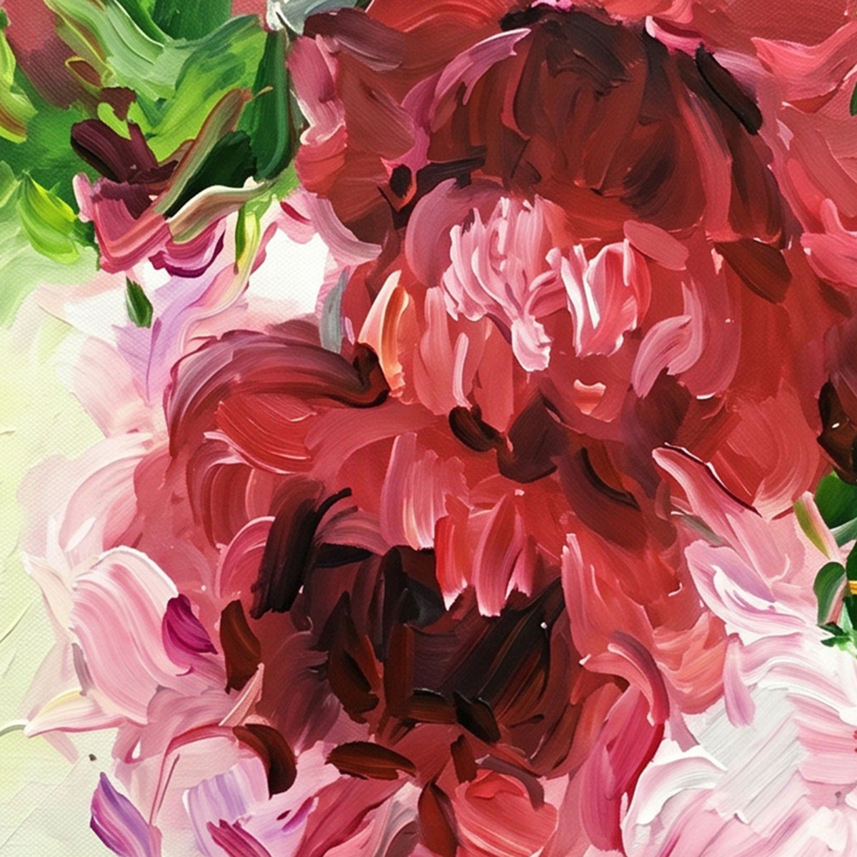 Painting Crimson Cascade