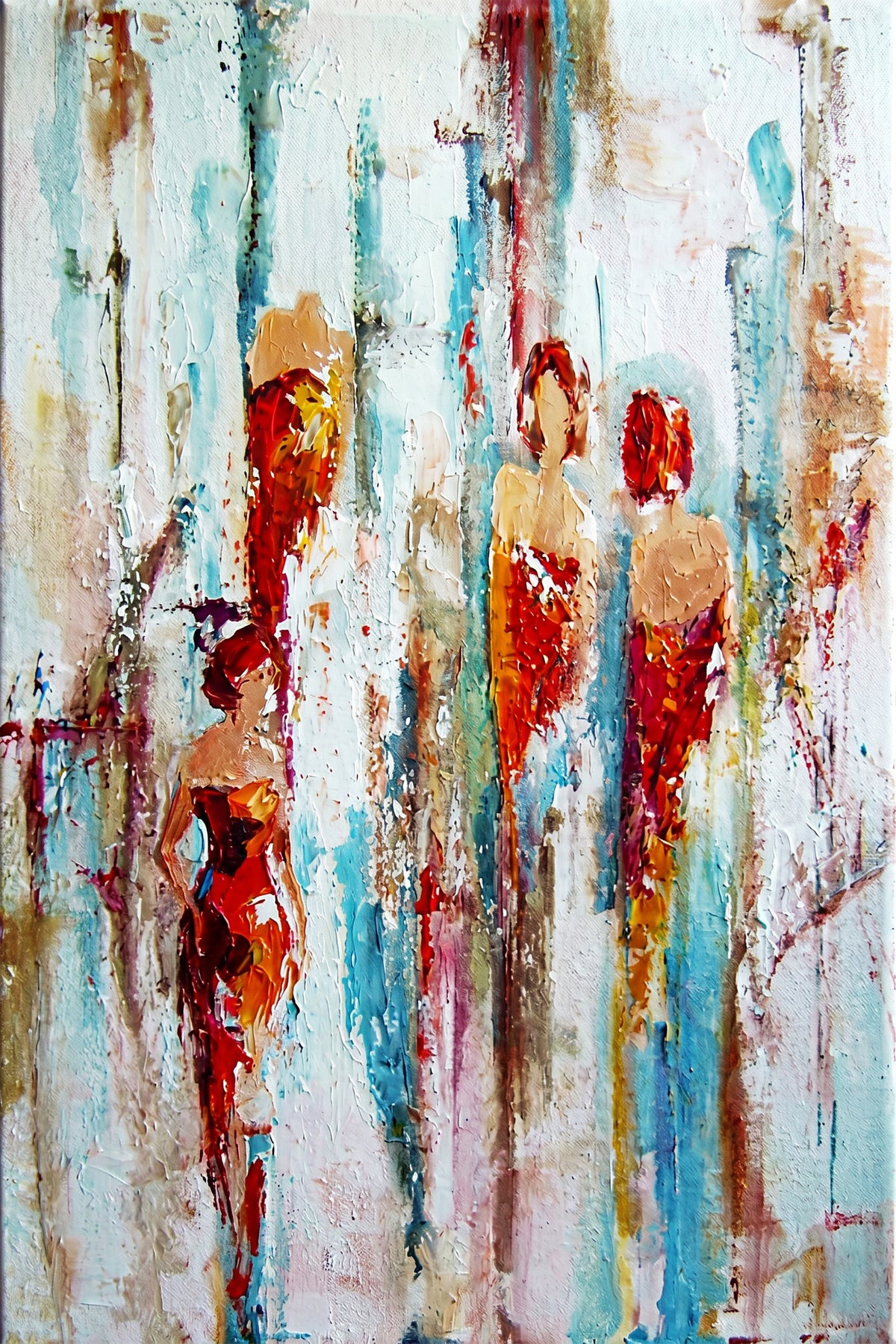 Painting Crimson Convergence