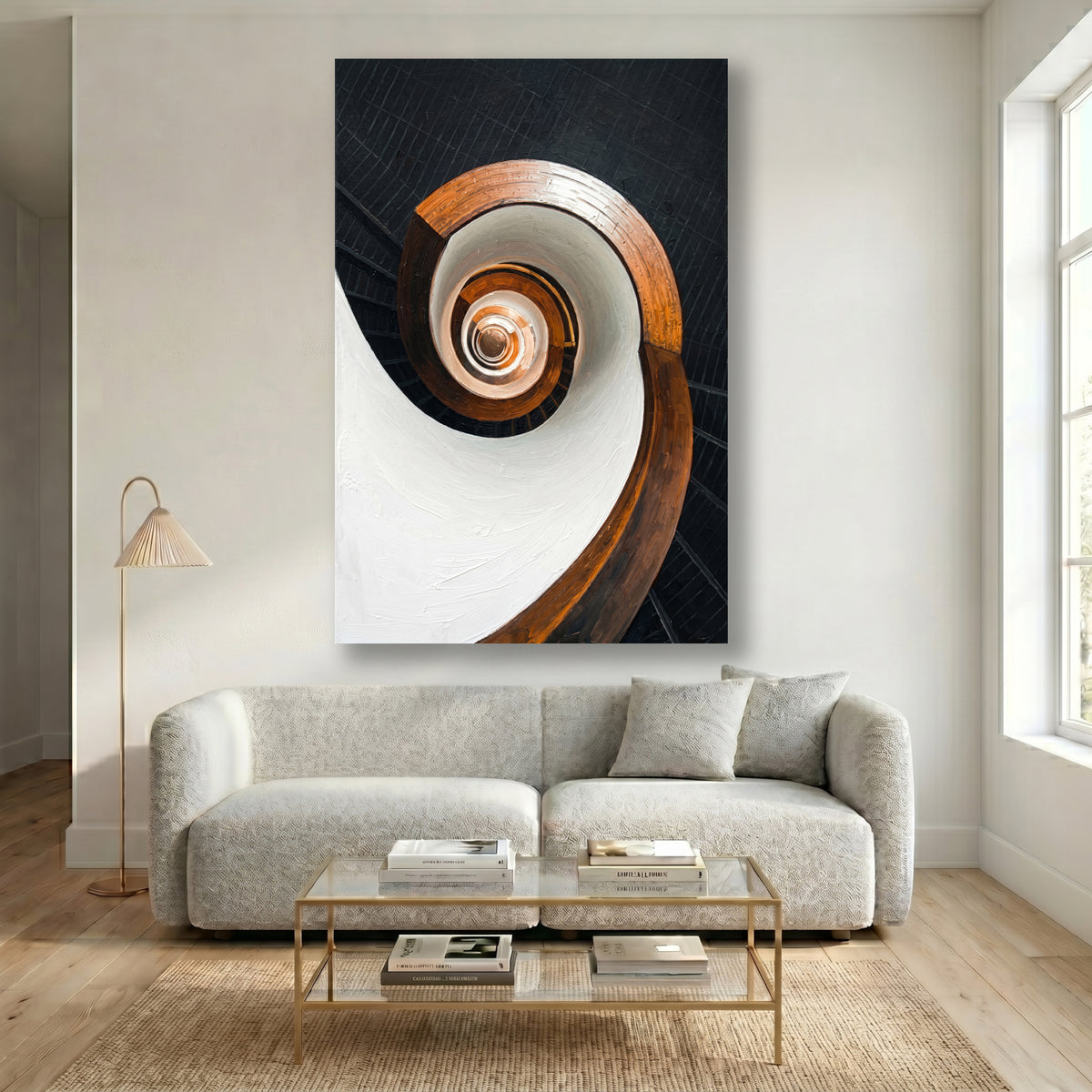 Painting Spiral Staircase