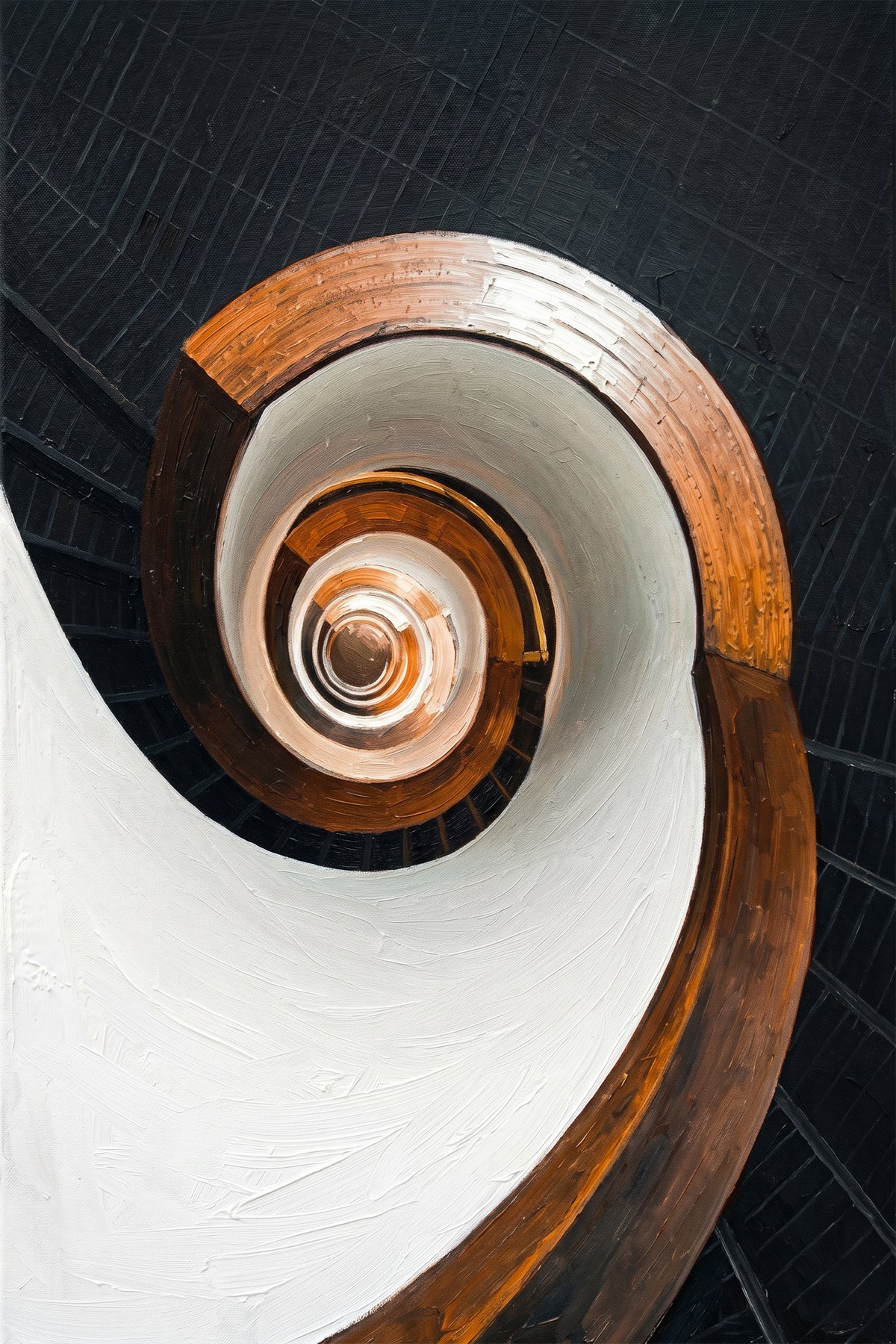 Painting Spiral Staircase