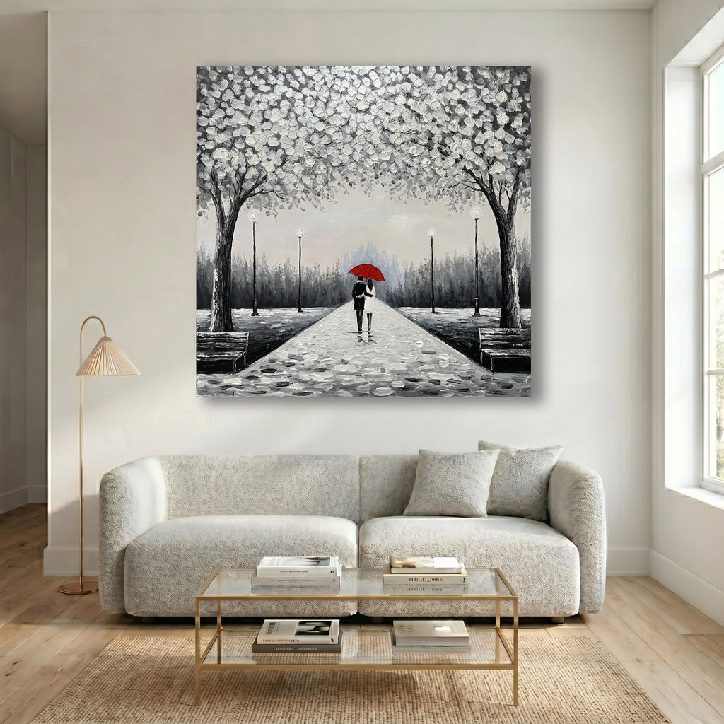 Painting Crimson Resonance