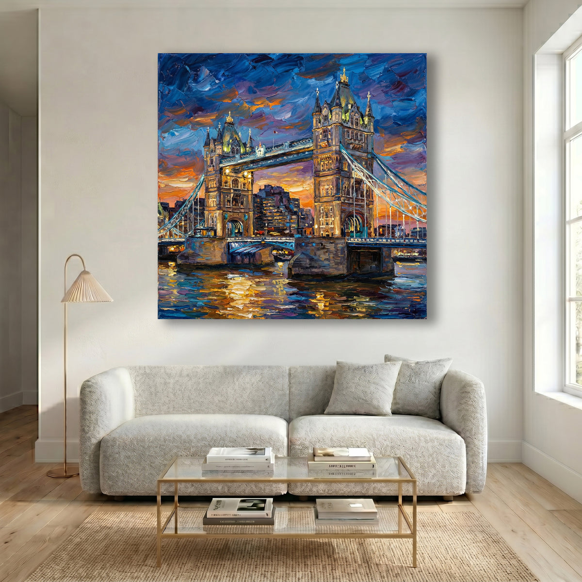 Painting Gilded River Span