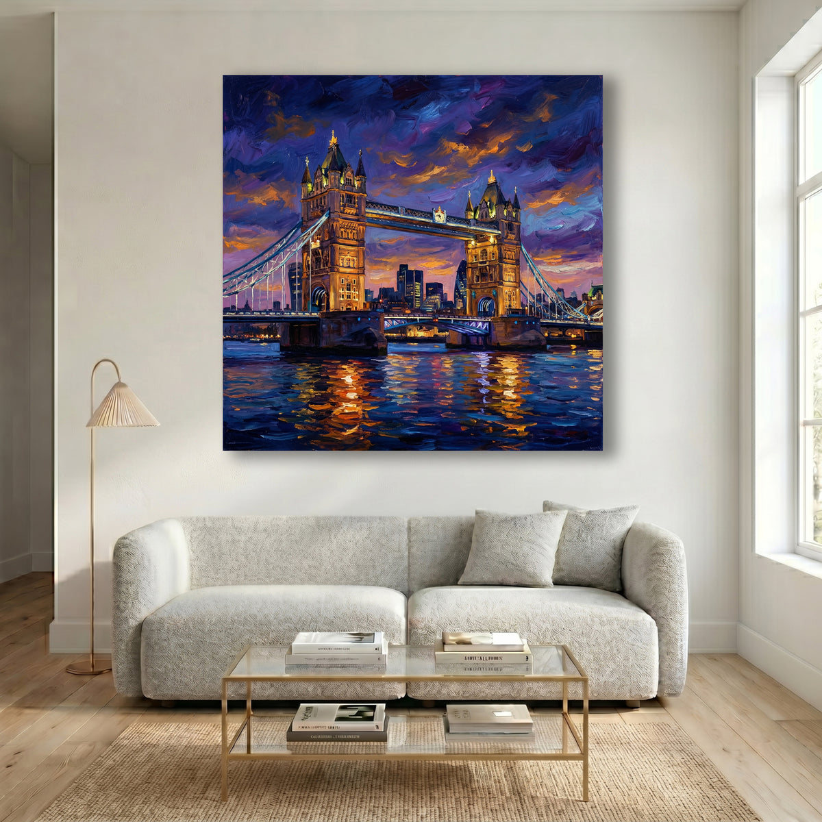 Painting Luminous Urban Symphony