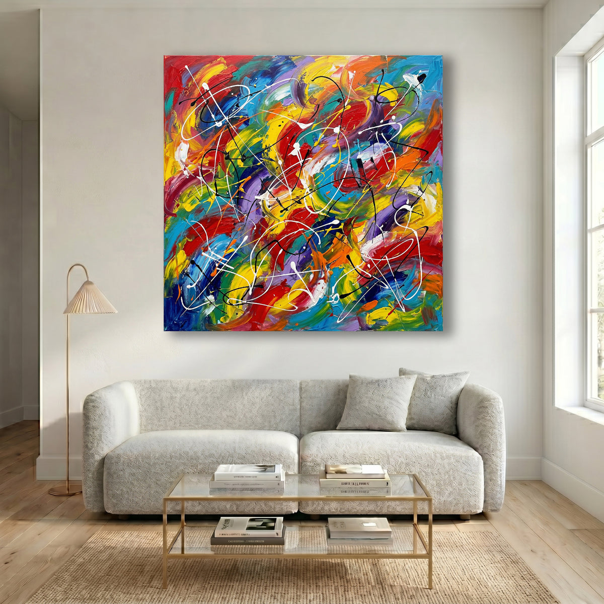 Painting Chromatic Turbulence