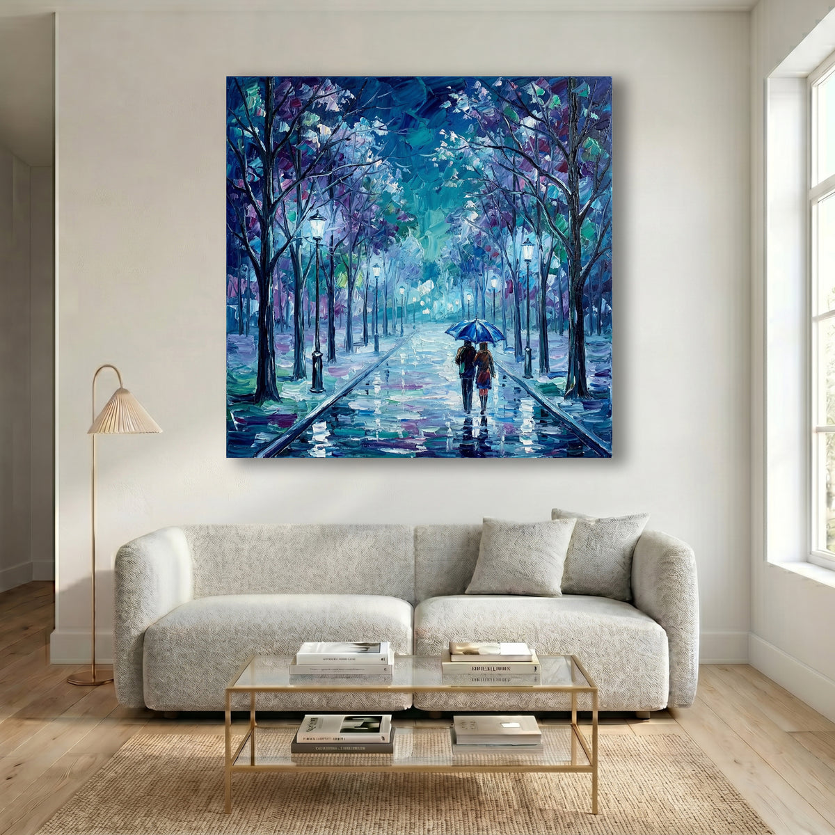 Painting Cerulean Promenade