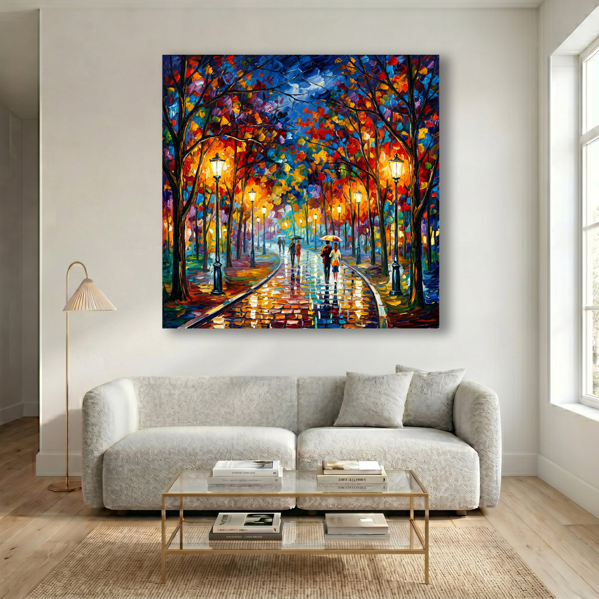 Painting Luminous Promenade
