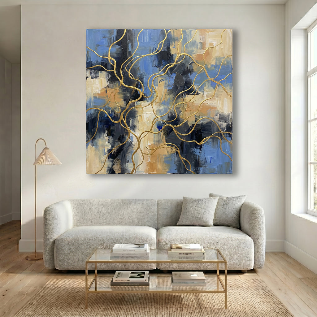 Painting Gilded Convergence