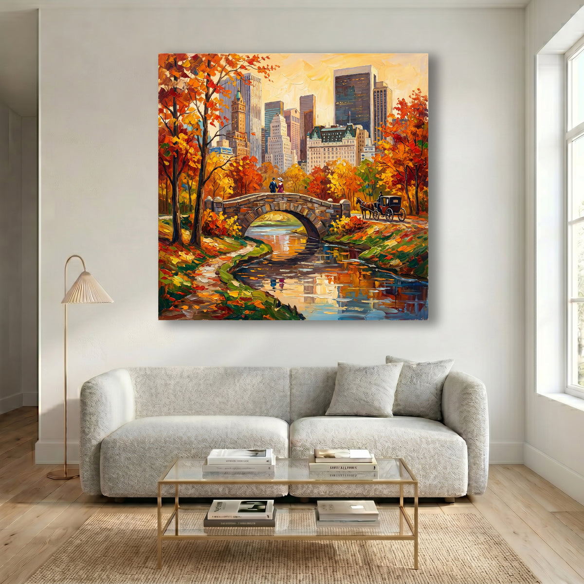 Painting Gilded Urban Reverie