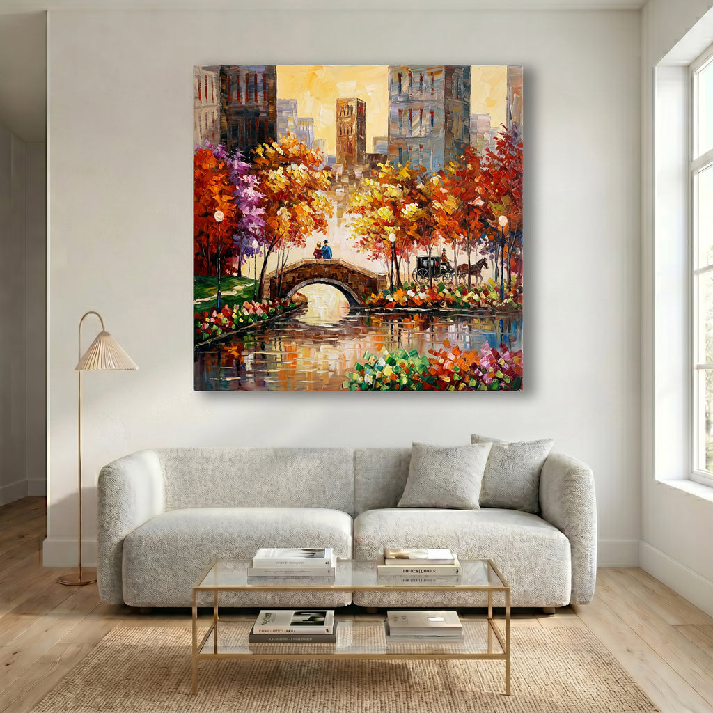 Painting Gilded Urban Reverie