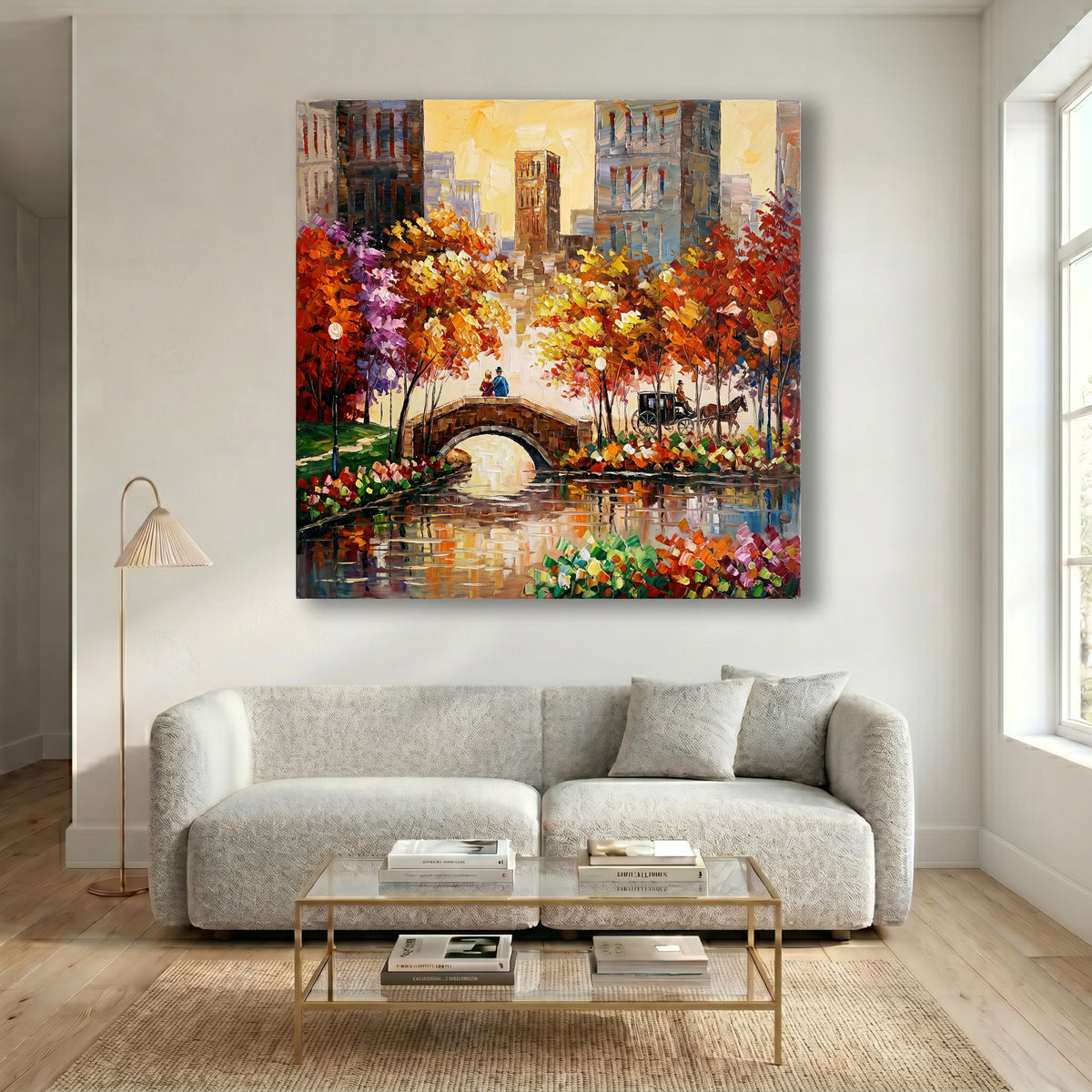 Painting Gilded Urban Reverie