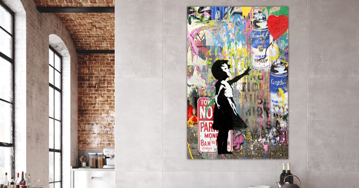 Banksy Balloon Art