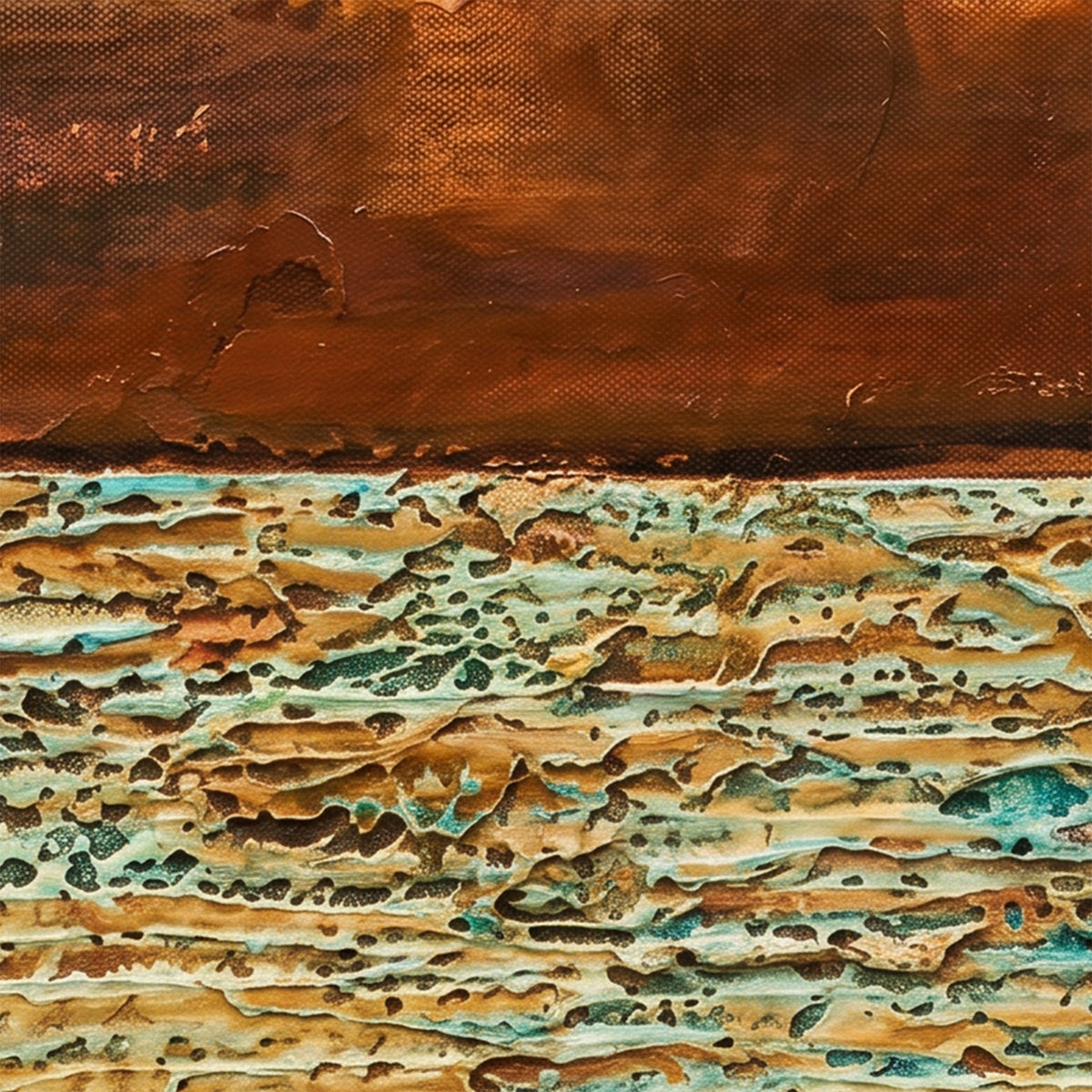 Painting Oxidized Horizon