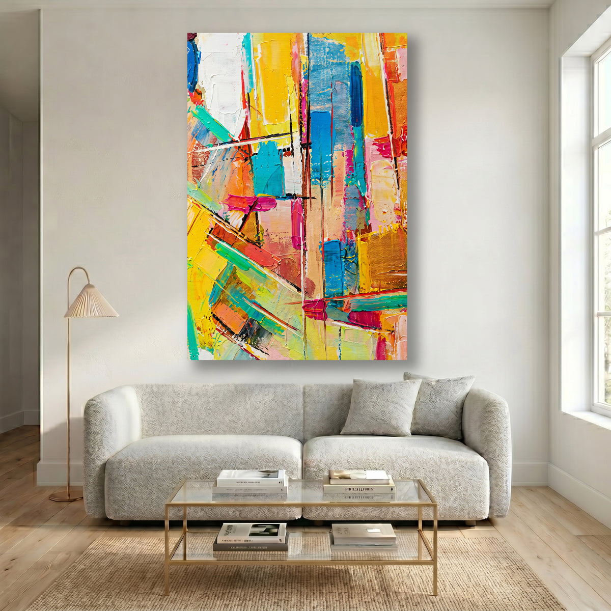 Painting Geometric Symphony