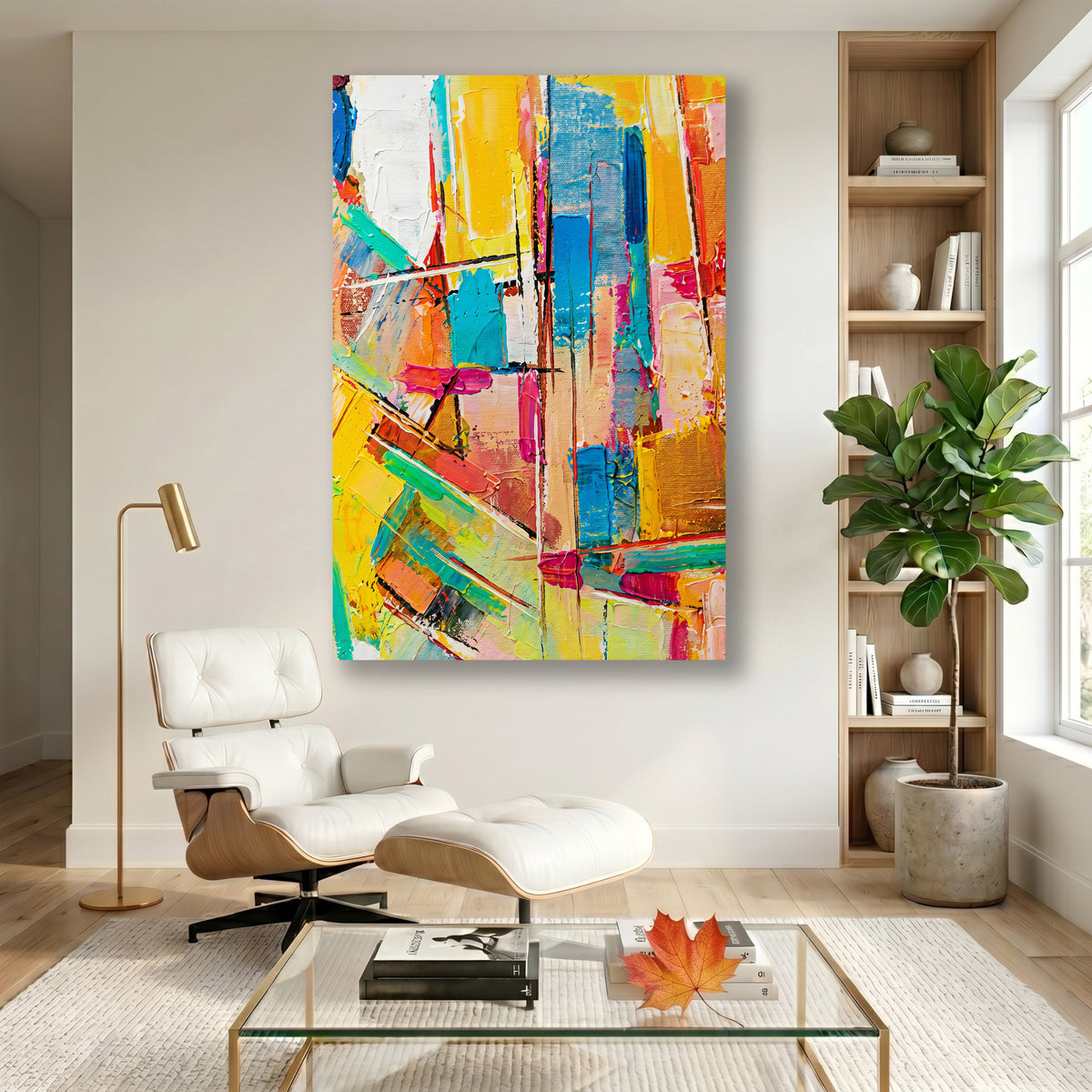 Painting Geometric Symphony
