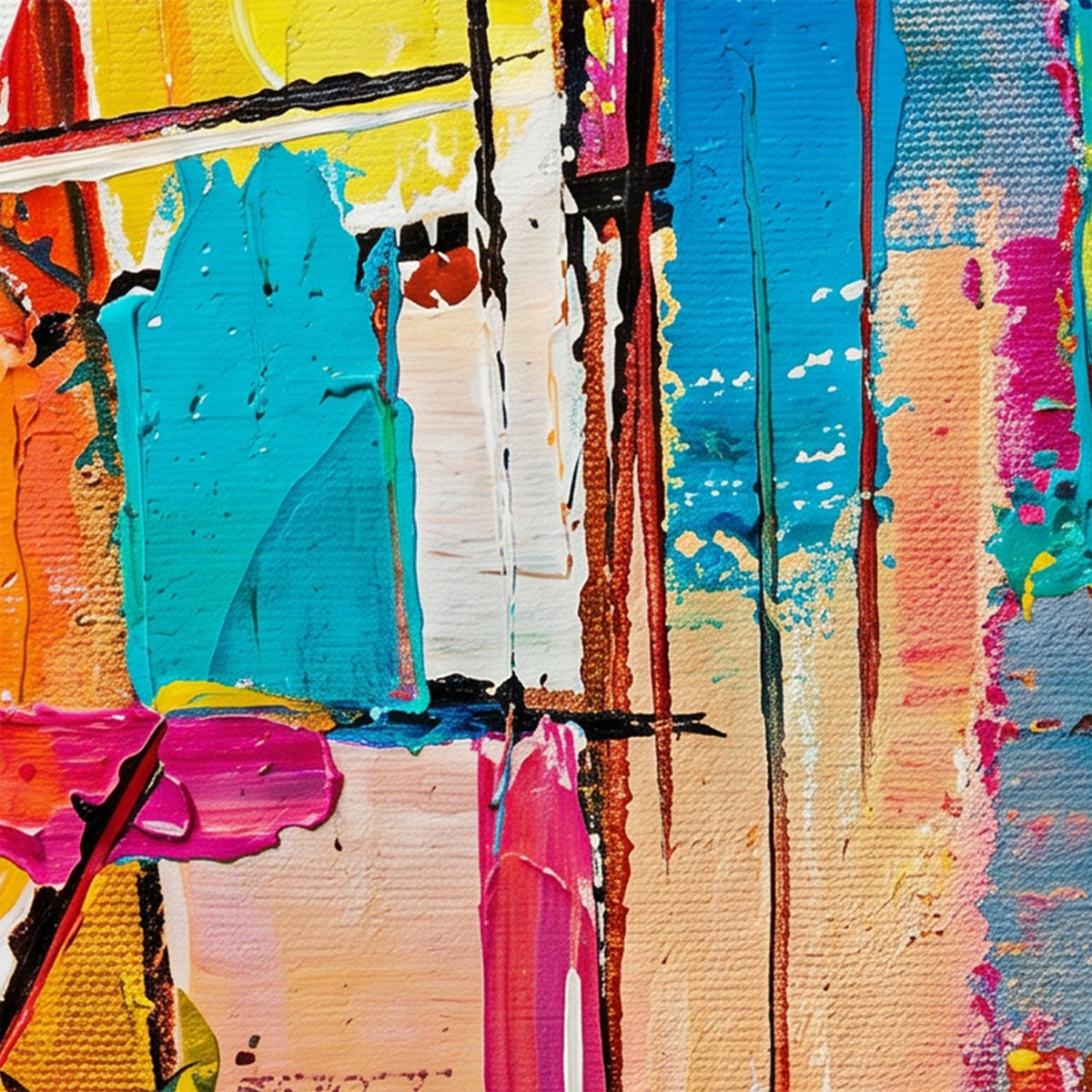 Painting Geometric Symphony