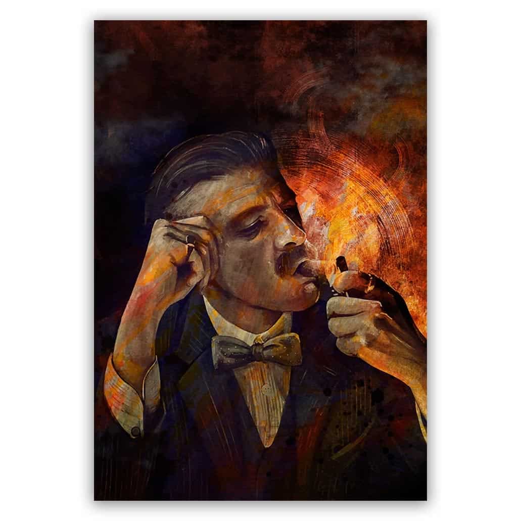 Arthur Shelby Peaky Blinders schilderij