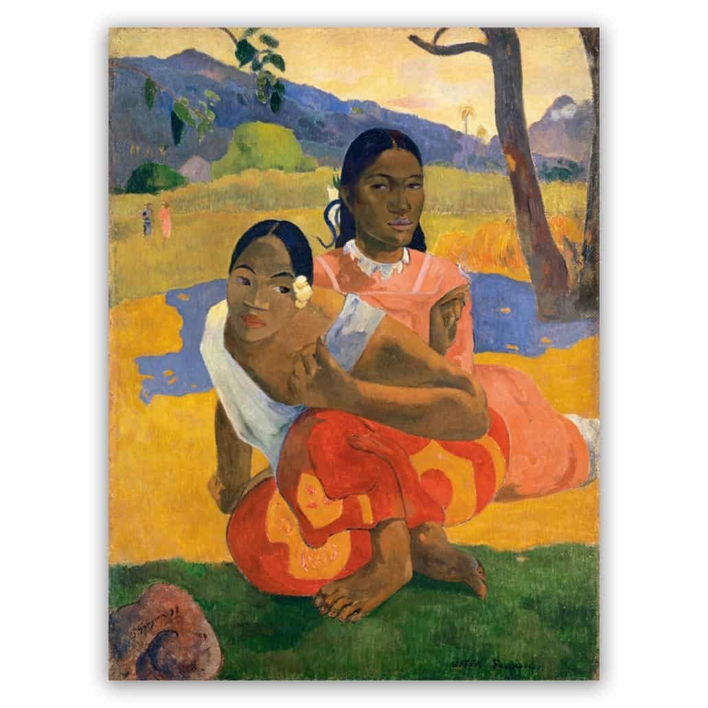 Paul Gauguin Nafea faa ipoipo” “Wanneer zal je trouwen”schilderij