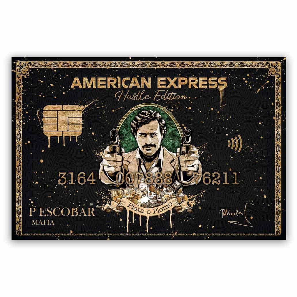 Pablo Escobar Hustler Creditcard