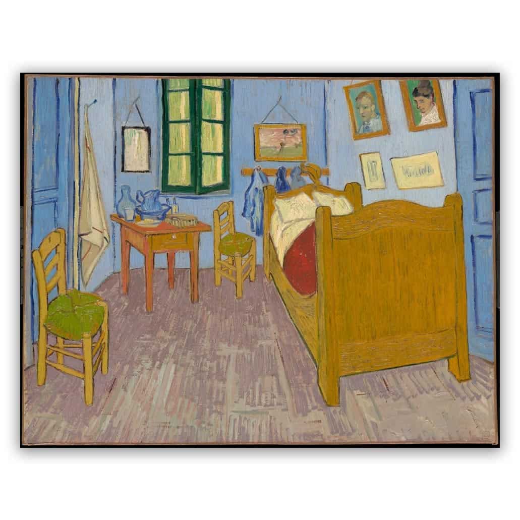 Vincent van Gogh de Slaapkamer schilderij