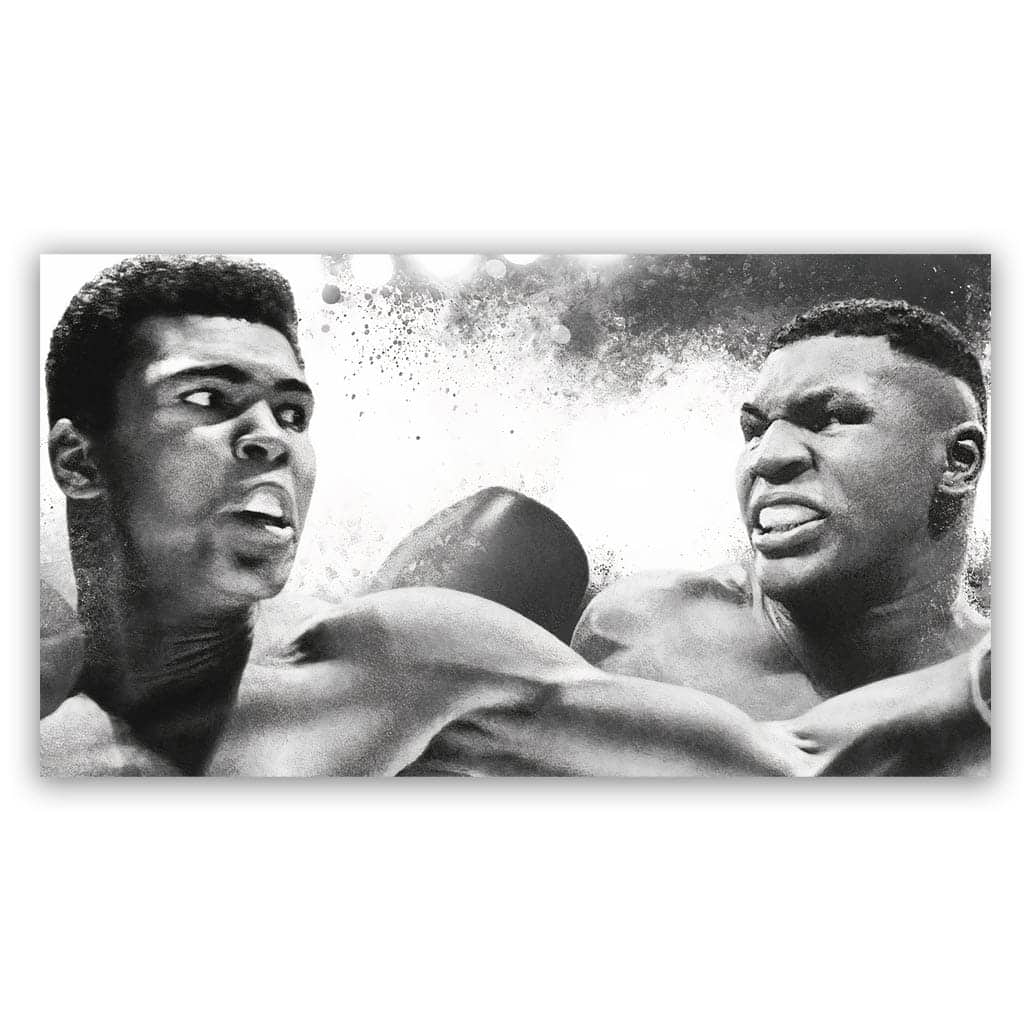 Mike Tyson-Mohammed Ali art style