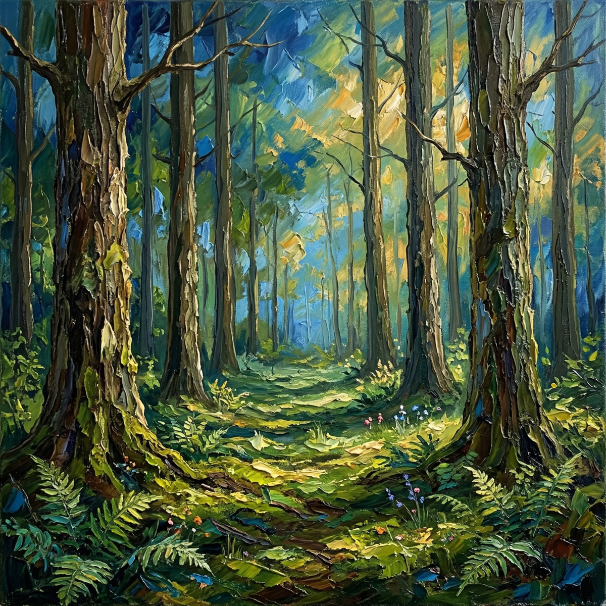 Painting Verdant Resonance